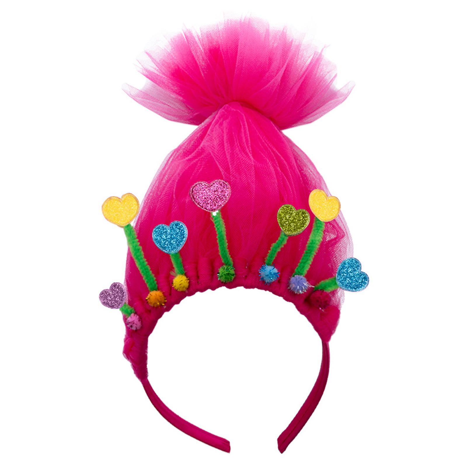 

Тролі Поппі Обручі для косплейських ляльок Головні убори Обручі для волосся Головні убори Макіяж Миття Обручі для волосся День народження T7