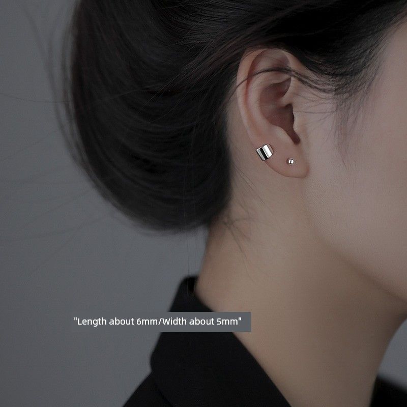 

Xiangnan 925 Sterling Silver Women s Special Interest Earrings Geometric Earrings 925 Silver Surface Geometric Earrings (Two Price)