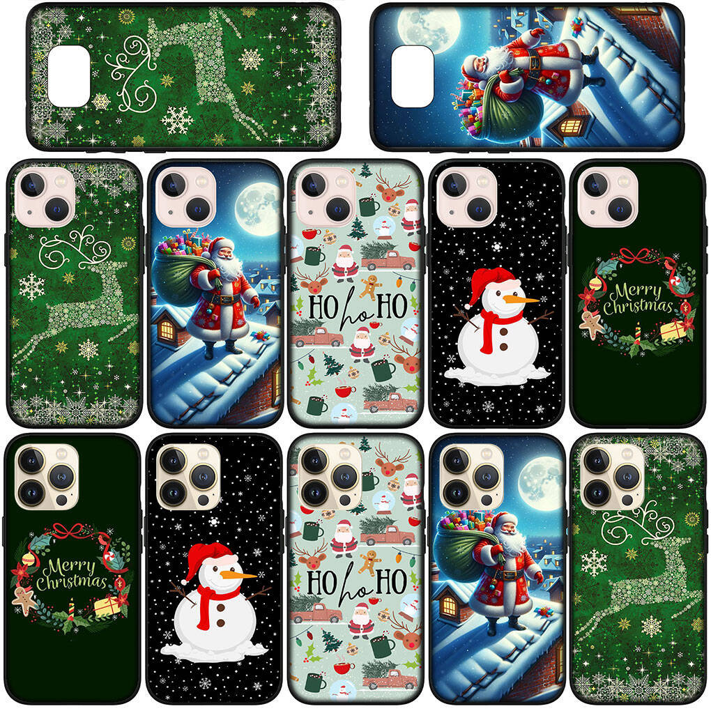 Case for iPhone 17 16 15 Xiaomi Poco F8 F7 X7 X6 M8 C85 C75 C71 Redmi Note 14 13 12 11 Pro Max A3 A4 14C 13C 15C Decoration Merry Christmas Tree Cover