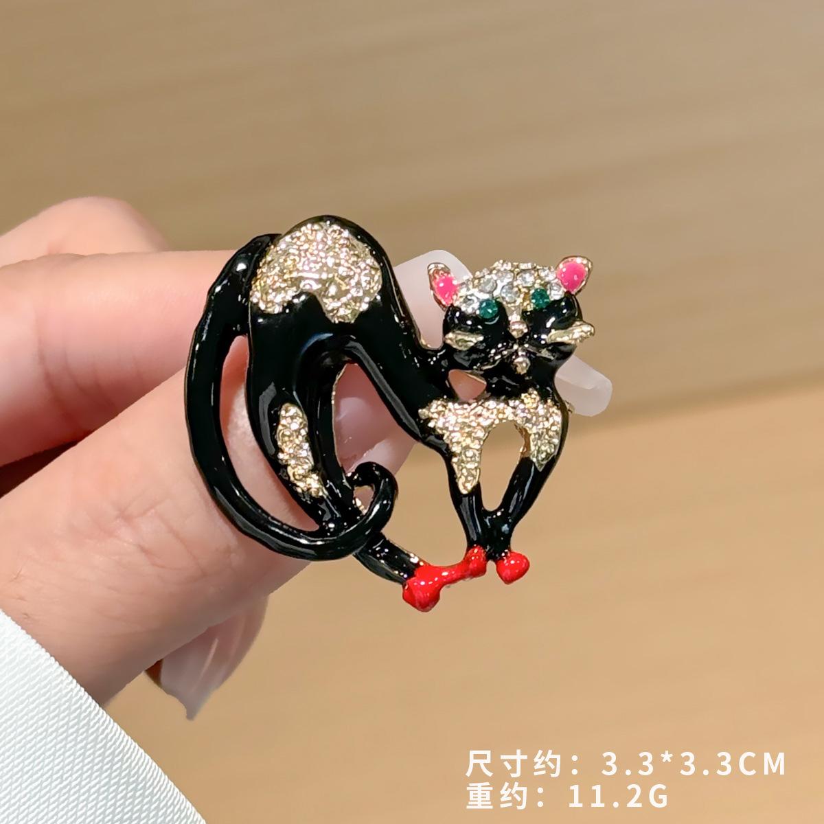 

Креативная брошь в виде животного, милая личность, капающий котенок, корсаж, костюм, аксессуары, египетский ошейник для кошек, булавка