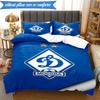 3PCS Dynamo Moscow Football Club Bedding Set 2D Printing (Includes 1 Duvet Cover + 2 Pillowcases Coreless), Bedroom decor,Fan gift
