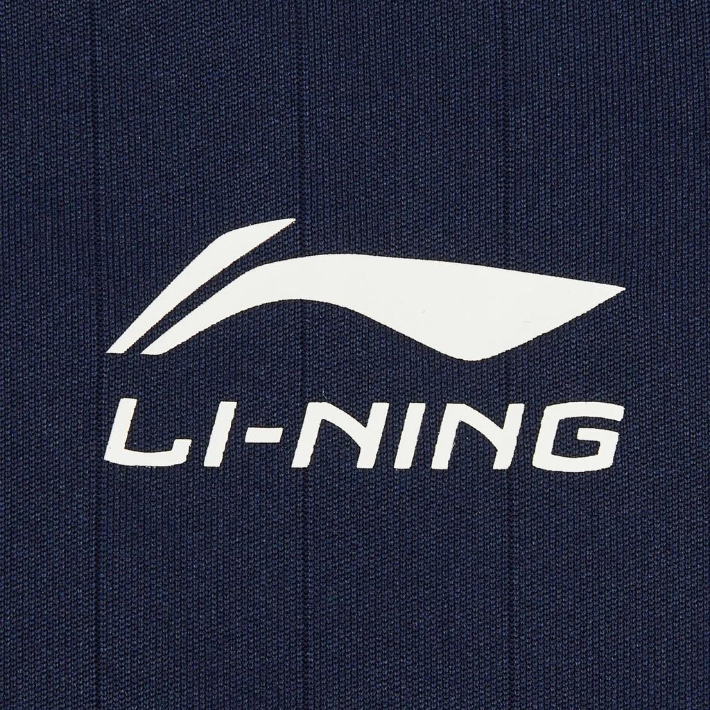 Li-Ning Sport Lifestyle Series Logo Letter Color Block Round Neck T-Shirt Men Tops ATSW265-2