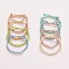 Armband Edelstahl Anhänger Farbe Dopamin Geflochtenes Seilarmband Galvanisiert 18K Goldfarbe Haltbarkeit