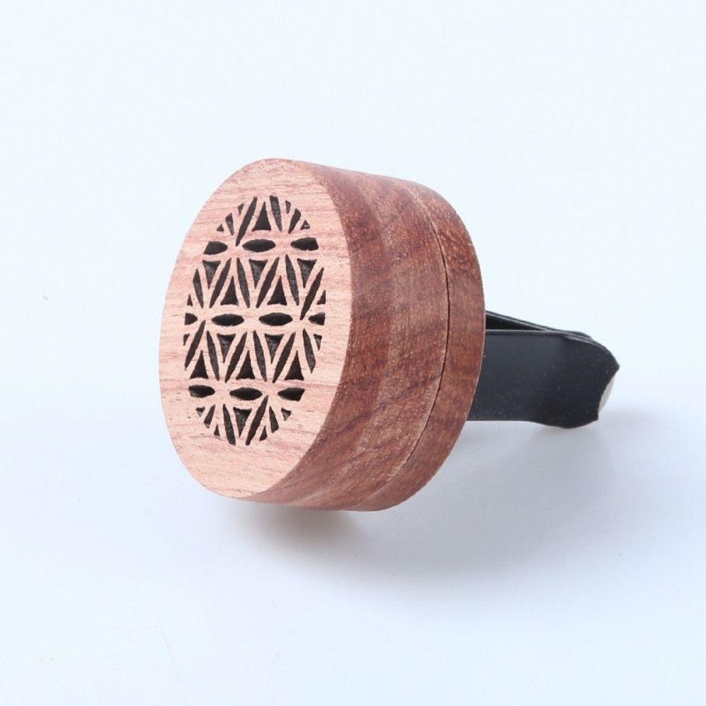 Carved Wooden Car Diffuser Wooden Car Air Freshener Car Perfume Clip  Car Air Freshener