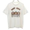 80s Cow Farm Short Sleeve Single Stitch Print T-shirt White Men's Used