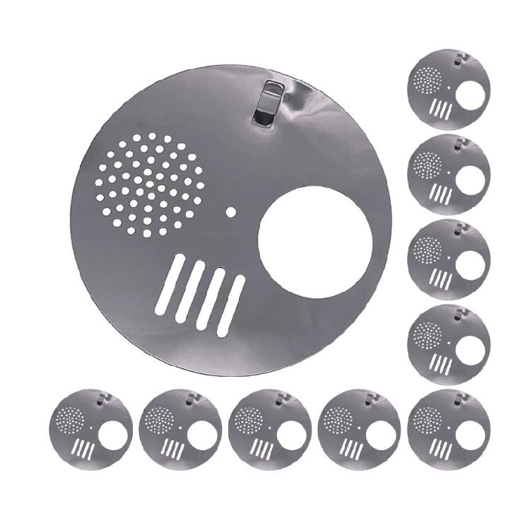 

4.92 Inch metal Plated Insect Habitat Access Opening strong Round Passage For handbill Security 1