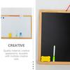 Blackboard Black White Magnetic Plate Double Sided Chalkboard Hanging Notes Message Board Whiteboard Wall Mounted Writing Boards