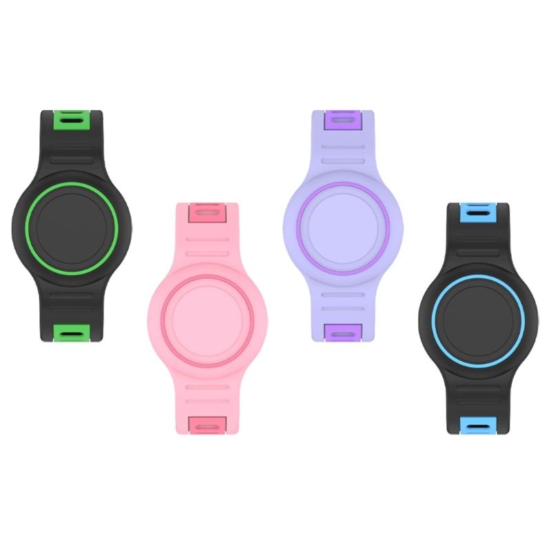 Bracelet de montre en silicone pour accessoire localisateur anti-perte Résistant aux intempéries Sangles de fixation à libération rapide Ceinture