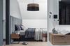 Single Hanging Lamp, Walnut Veneer Lampshade, 44Cm