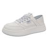 Leather Little White Shoes Women's 2025 New Popular Autumn Versatile Flat Two Wear Student Non-slip Sports Board Shoes Women