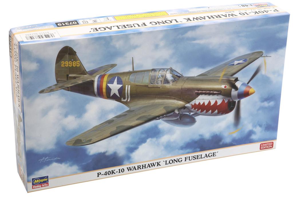 Hasegawa 1/48 P-40K-10 Warhawk Long-Bodied Type