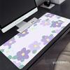 Pink Flowers Large Mouse Mat Gaming Mousepad Big Gamer Mousepads xmm Rubber Keyboard Mats Desk Pad HD Mouse Pads