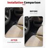 JWWY Floor Cup Holder for Car Compatible with 2021–2026 Ford F150 F250 F350 F450, Front Seat Floor Cup Holder Storage Box Holder Tray for Front
