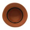 New British style fashionable versatile solid color felt hat autumn and winter elegant high-end dome hat retro flower pot hat