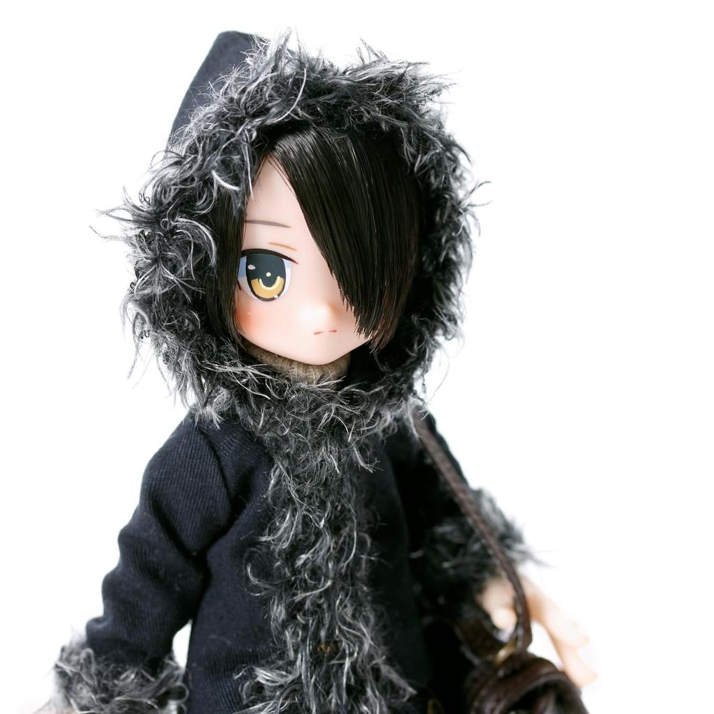 Azone International Will color Approximately tall PVC and ABS doll (Black ver.) 15.5cm