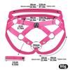 FRRK Adjustable Chastity Lock Belt with Elastic Buttons for Outing Wear
