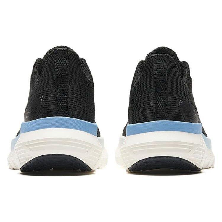 Anta Lightweight Comfortable Versatile Shock Absorbing Durable Low Top Casual Running Shoes Women sneaker Black 122345530-2