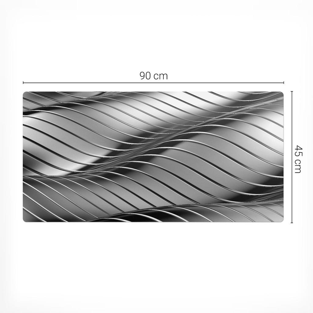 Anti-slip Office Desk Pad Wavy Lines 3D 90x45 cm