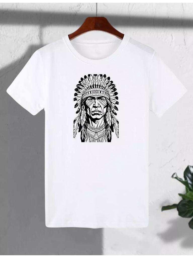 T-shirt with Indian Print