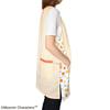Moomin Colorful Beige Total 84cm Apron, Dots, [ST-IM0056], M-L Size, Bust Approx. 79-94cm, Length Approx.