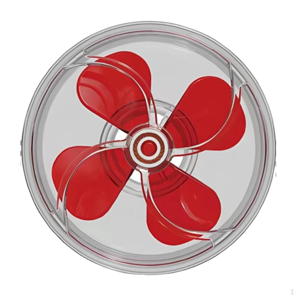 Aquarium Fan Nozzle for Water Drainage, Rotating 4-blade Fan, Connection Modifications