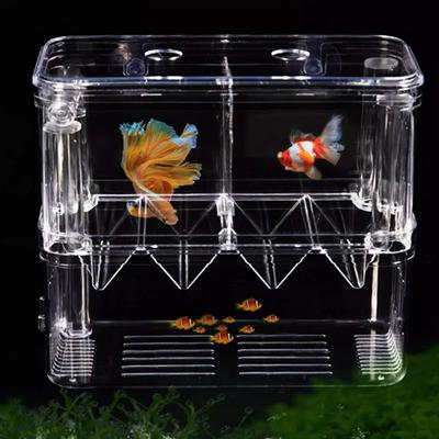 Aquarium Fish Breeder Box Durable Betta Fish Tank Fish Breeding Isolation Box Hatching Incubator Box For Baby Shrimp
