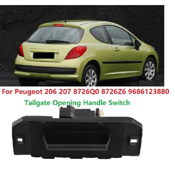 

8726Q0 Car Tailgate Opening Control Panel 8726Z6 9686123880 For Peugeot 206 207 Tail Door Opening Handle Switch