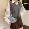 Stylish Large Capacity Nylon Shoulder Bag In Trendy Solid Colors For Casual Commuting