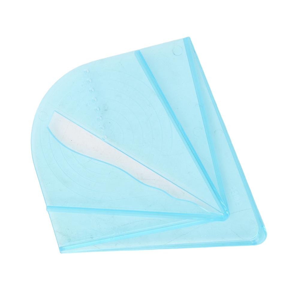 Acrylic Center Finder Round Circle Woodworking Ruler Tool for Irregular Wood