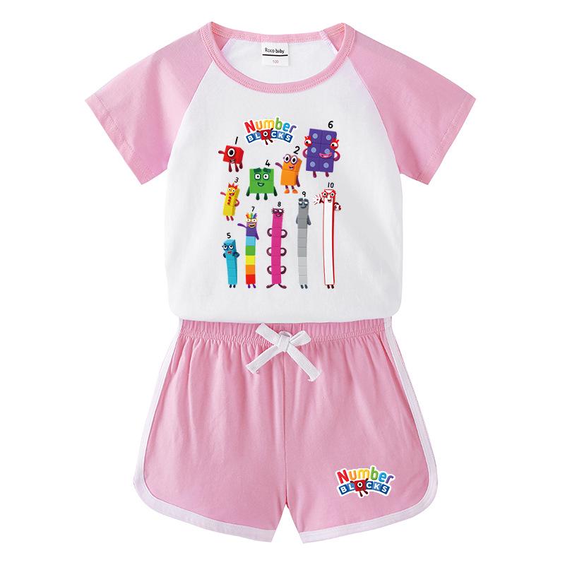 2025 Kids' Summer Clothing Set: Baby Shorts & T-shirt, Casual Sports Two-Piece for Boys & Girls