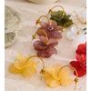Yhpup Stainless Steel Resin Acrylic Flower Petal Drop Charms Earrings Green Yellow Purple Red White Multi-Color Trendy Jewelry