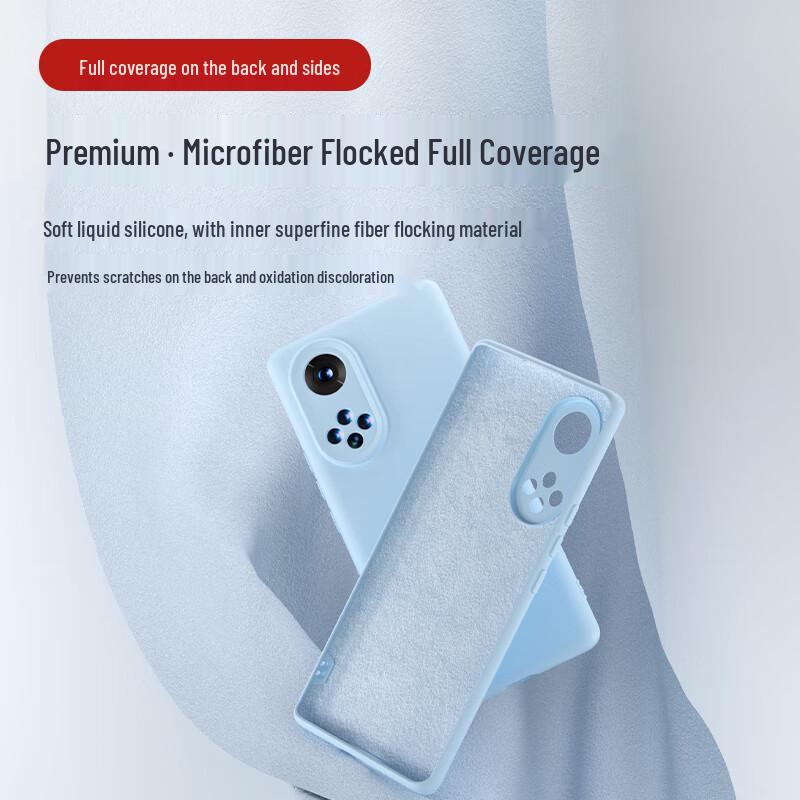 Shangsu Liquid Silicone Phone Case for Honor 50/50 Pro & Huawei Nova 9/9 Pro