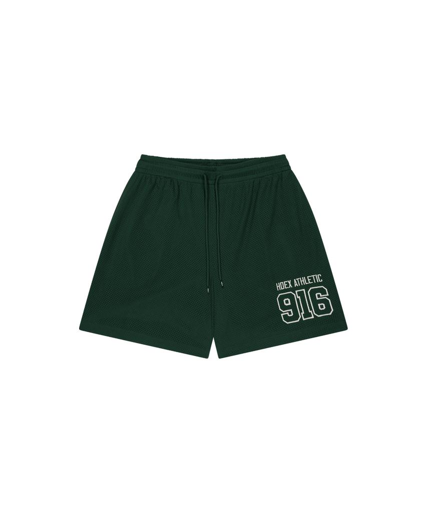 HDEX 916 Solid Mesh Shorts (Green)