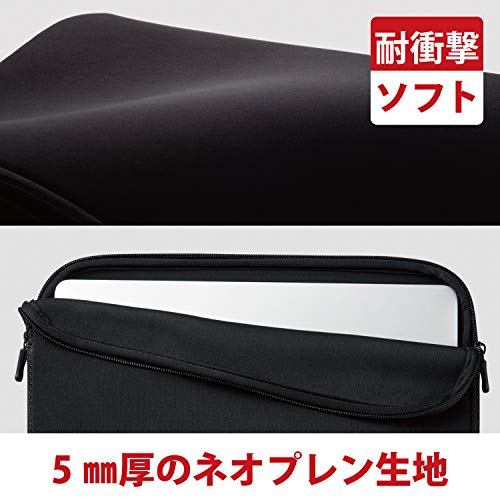 Elecom Computer Case PC Case 11.6 Inch Case Neoprene iPad 10.2 Black BM-IBNP11RBK