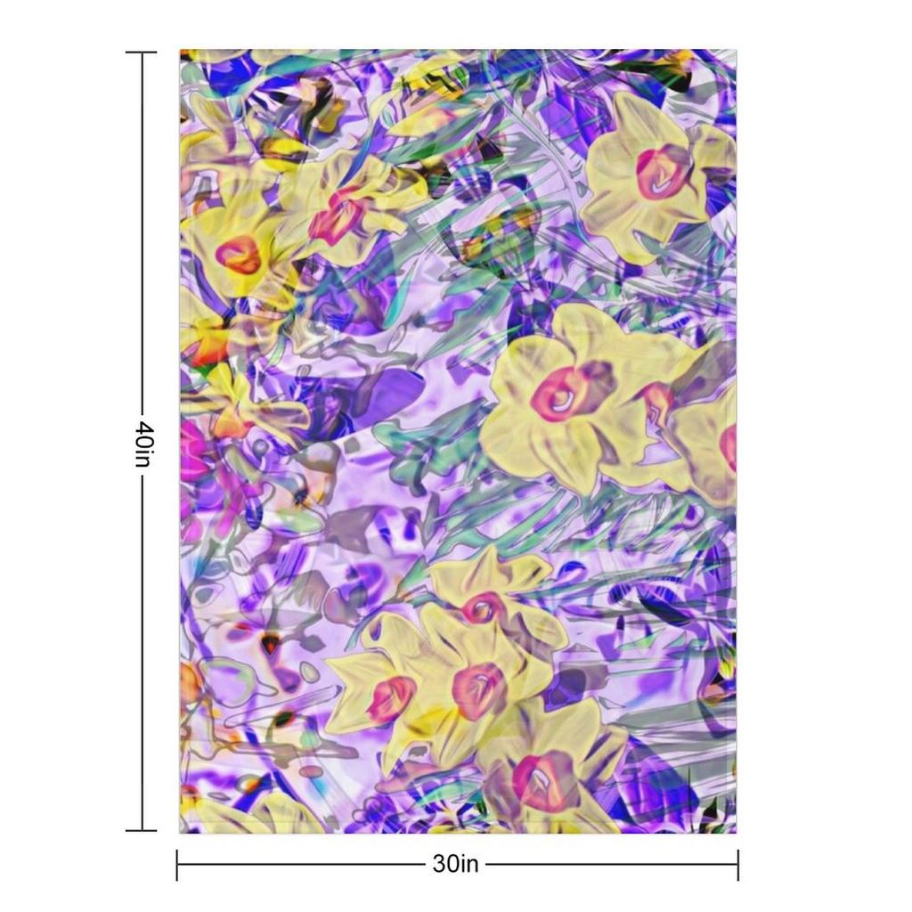 Delight of Spring Throw Blanket Thermal Luxury Throw For Baby Flannel Blankets