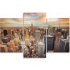 Three Piece Picture Canvas Print New York City Manhattan USA