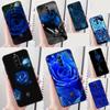 Blue Rose Art Case For Red Magic 10 8 9 Pro Plus 6 7 Pro 5G 5S 6R RedMagic 10S 8S 7S 9S Pro Plus Cover