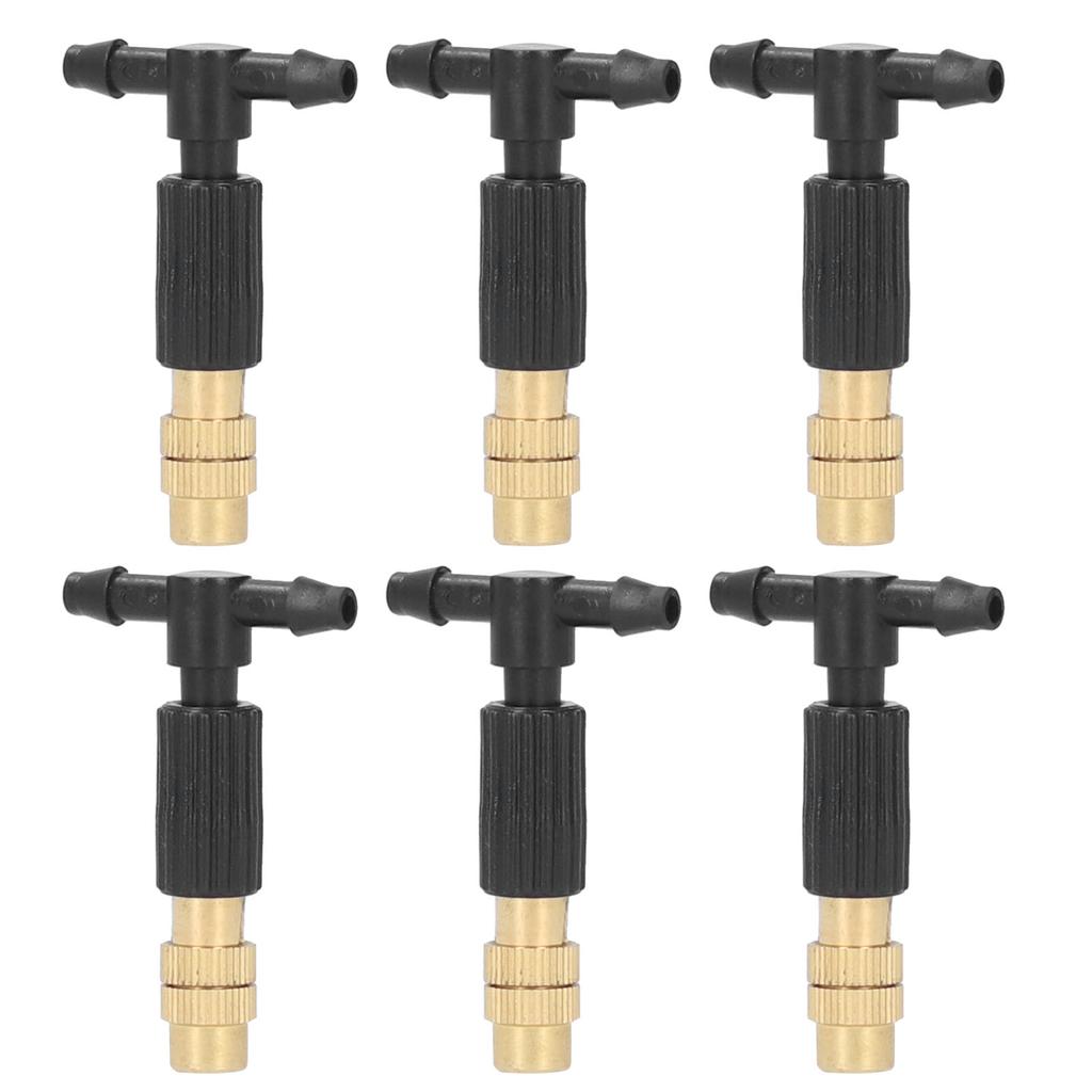10 Set Micro Garden Watering Spray Head Misting Nozzle with 3‑Way Connector Irrigation System
