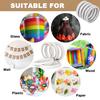 Ultra-thin Double Sided Tape Super Adhesive White Strong Tape Stickers Double Sided Tape Strips for Home Office Supplies