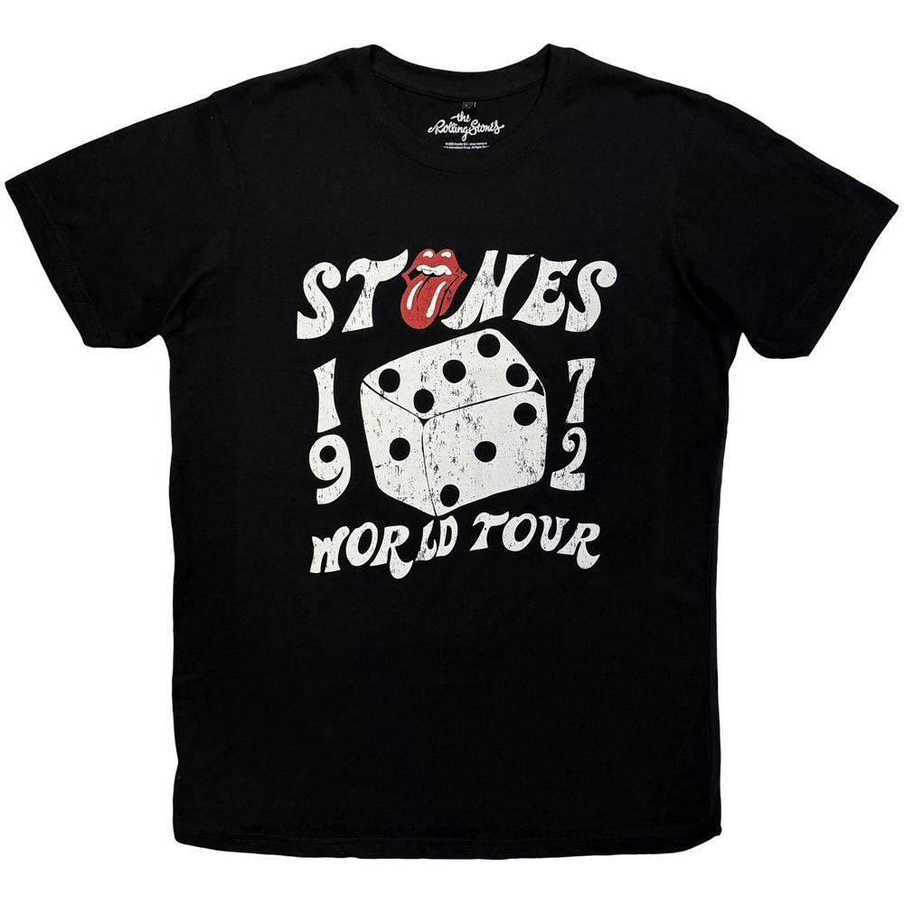 The Rolling Stones Unisex Adult Dice Tour ´72 T-Shirt