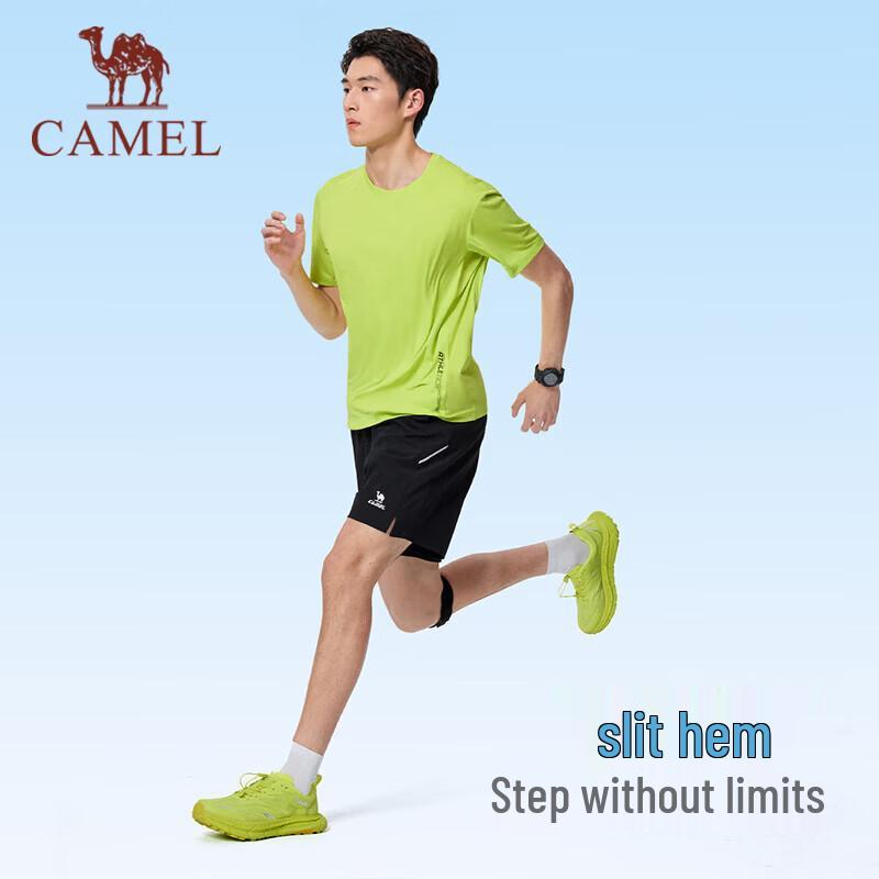 CAMEL Men's Quick-Dry Running & Training Shorts