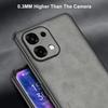 Etui dla OPPO F31 A6 Pro 5G Luksusowe etui na telefon ze skóry PU dla OPPO A6 Pro 4G Tylna pokrywa Matowy silikon Odporny na wstrząsy Pełna ochrona