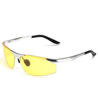 SOXICK Men's Night Sunglasses, Driving Sunglasses, Polarized Sports Glasses, Day and Night Use, Yellow Lenses, UV400 Protection, Drop Resistant, Ultra
