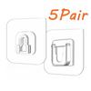 New Double Sided Adhesive Hook Strong and Transparent No Need for Punching Wall Storages Insertion Storage Household Organizer