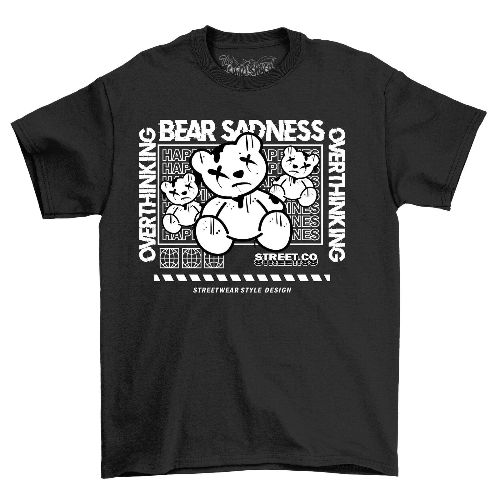

Bearstreet2-27 T-Shirt Mens Womens Tees Top - Roaringly Sad and Hilarious! Funny Unisex Printed Desig M