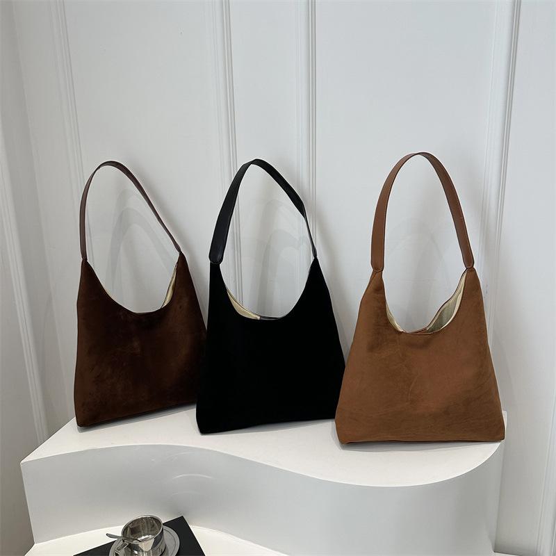 Retro matte big bag women's 2025 new autumn and winter large-capacity shoulder bag premium texture commuter tote bag