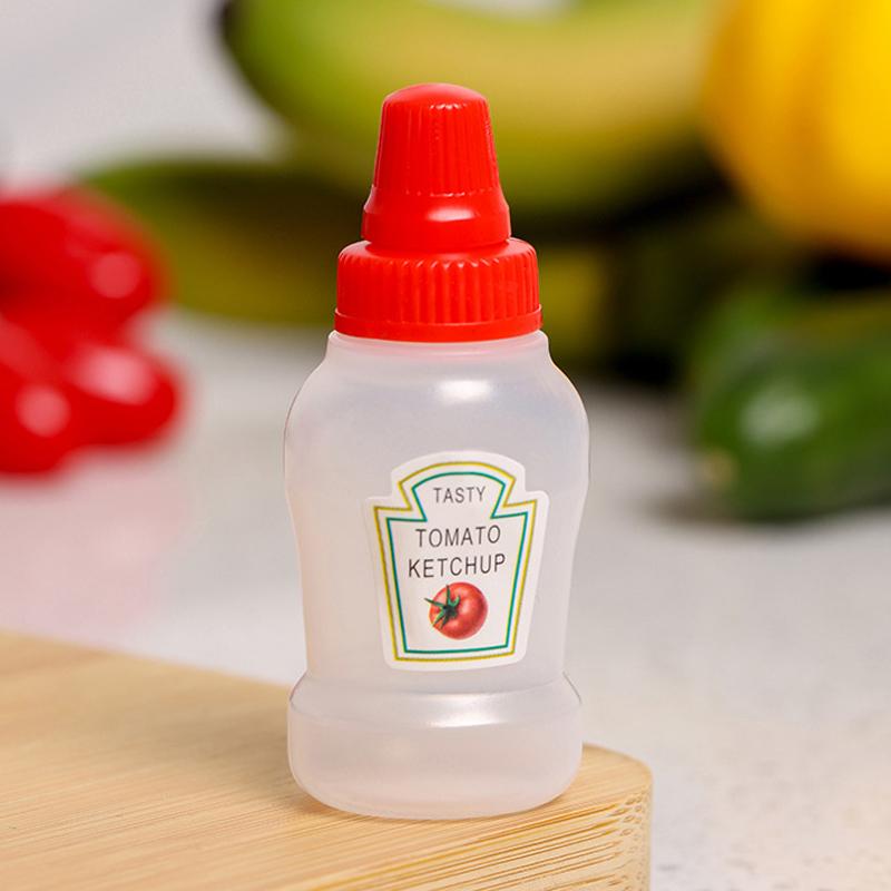Mini Saucenflasche Mini Picknick Tragbare Ketchupflasche Ölflasche Honig Squeeze Saucenflasche