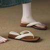 Schafsleder Version 529-3 ausländischer Stil halbschleppend Damenoberbekleidung 2025 Sommer neue beliebte Flip-Flops Strandsandalen