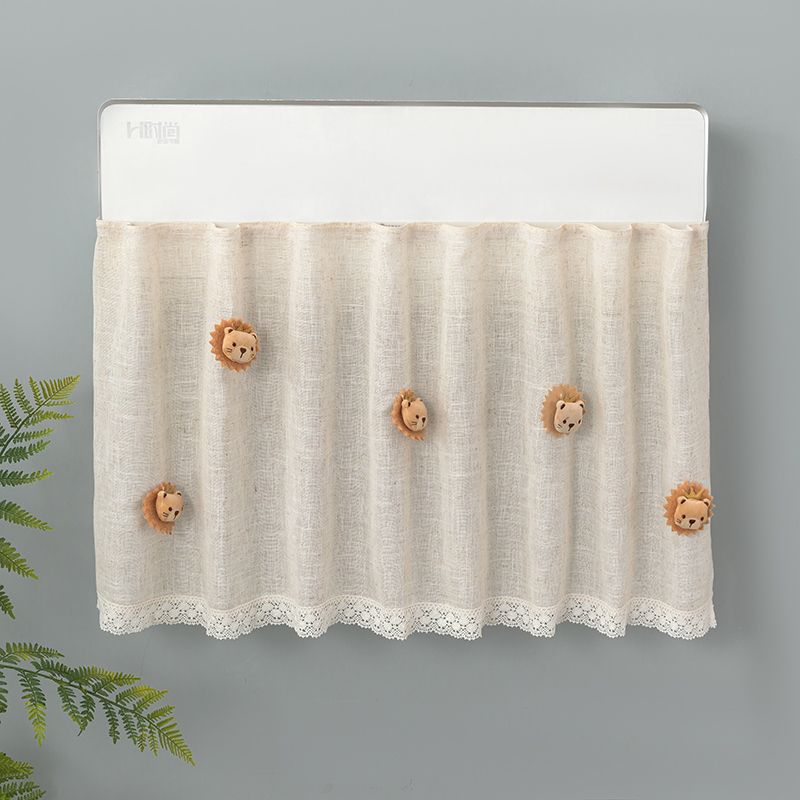 

Windshield Hanging Decoration Confinement European Fabric Air Conditioner Little Lion Main Curtain (No Doll)