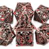 Blood Dragon Metal Dice Set For Dungeons And Dragons, Polyhedral Dice Set,  Rpg Dice, Metal D&D Dice Set Gifts, D And D D Dice